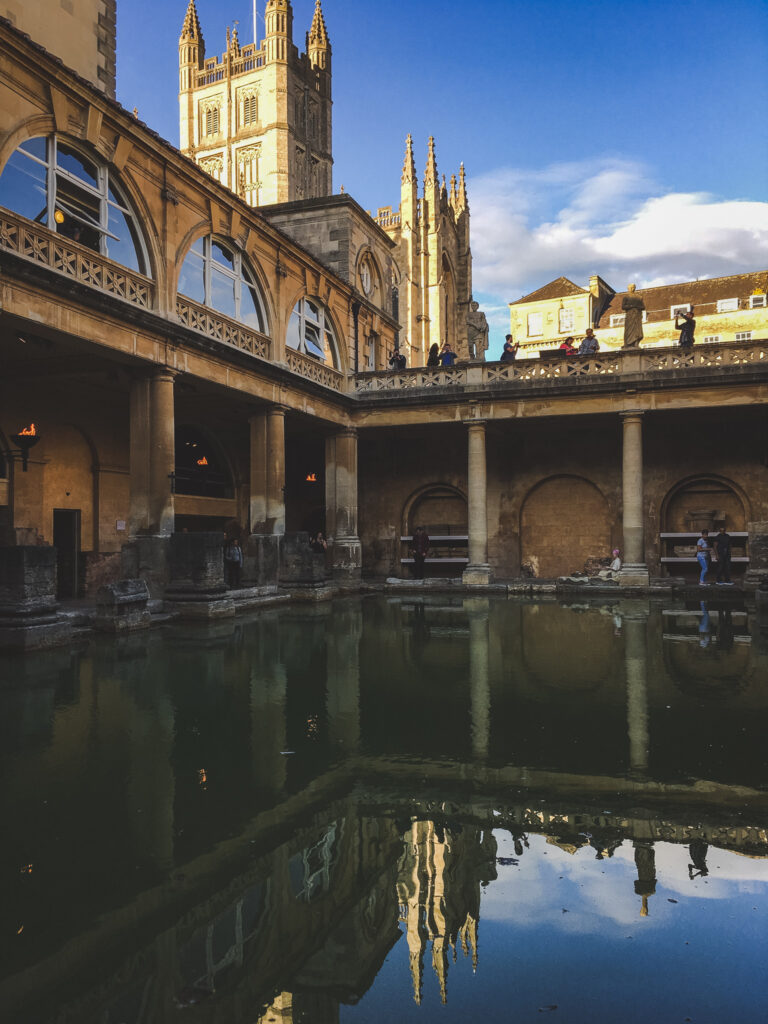 First stop during your 24 hours in Bath - the Roman Baths!