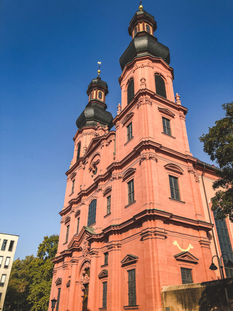 Peterskirche is one of the most important rococo-style buildings in Mainz