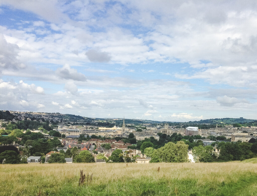 Spend your day in Bath with beautiful city views.