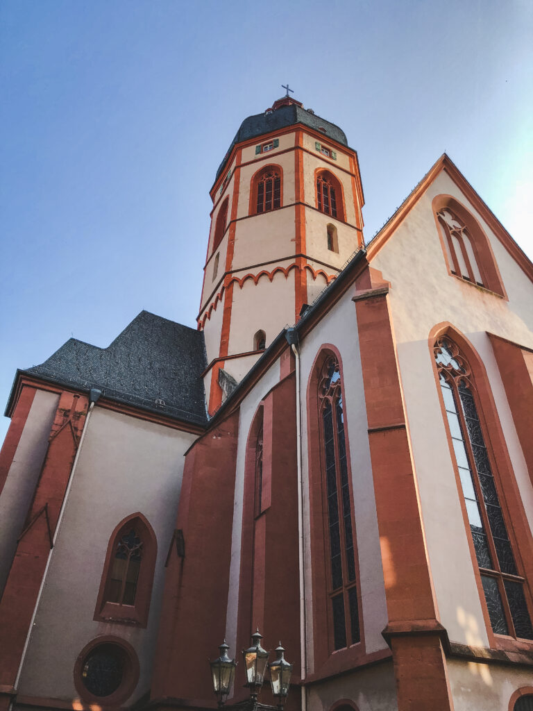 Stephanskirche is one of the most important churches in Mainz that you must visit during your 1 weekend in Mainz