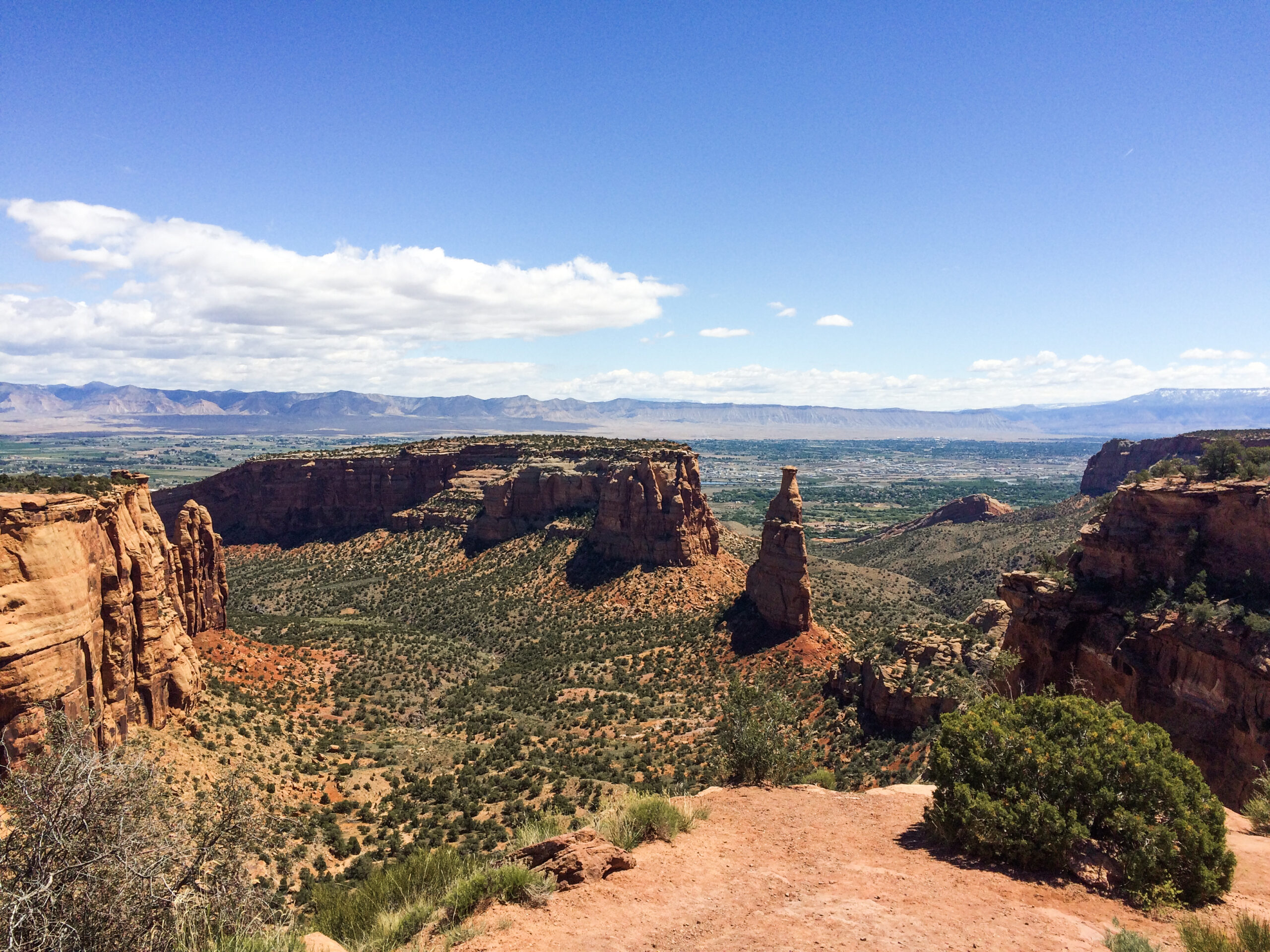 Views from the scenic Rim Rock Drive on the Colorado National Monument