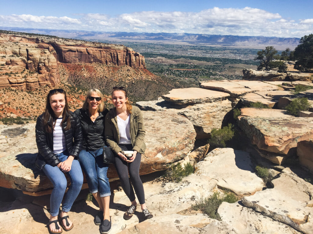 The beautiful view over Grand Junction, Colorado