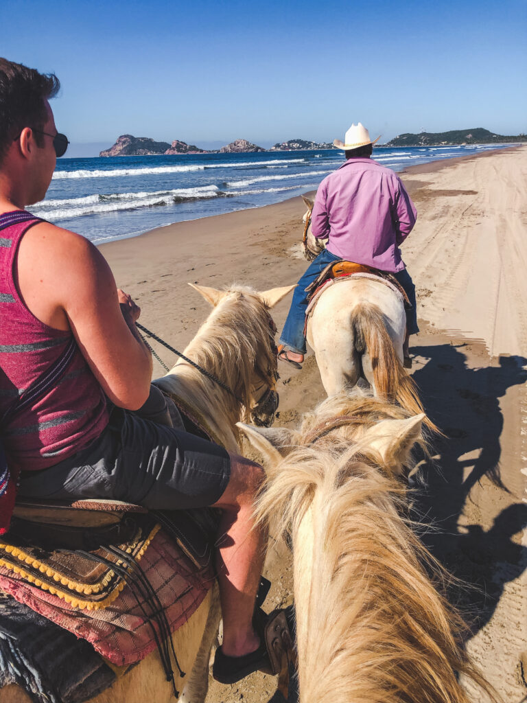 Our incredible beach ride on Stone Island