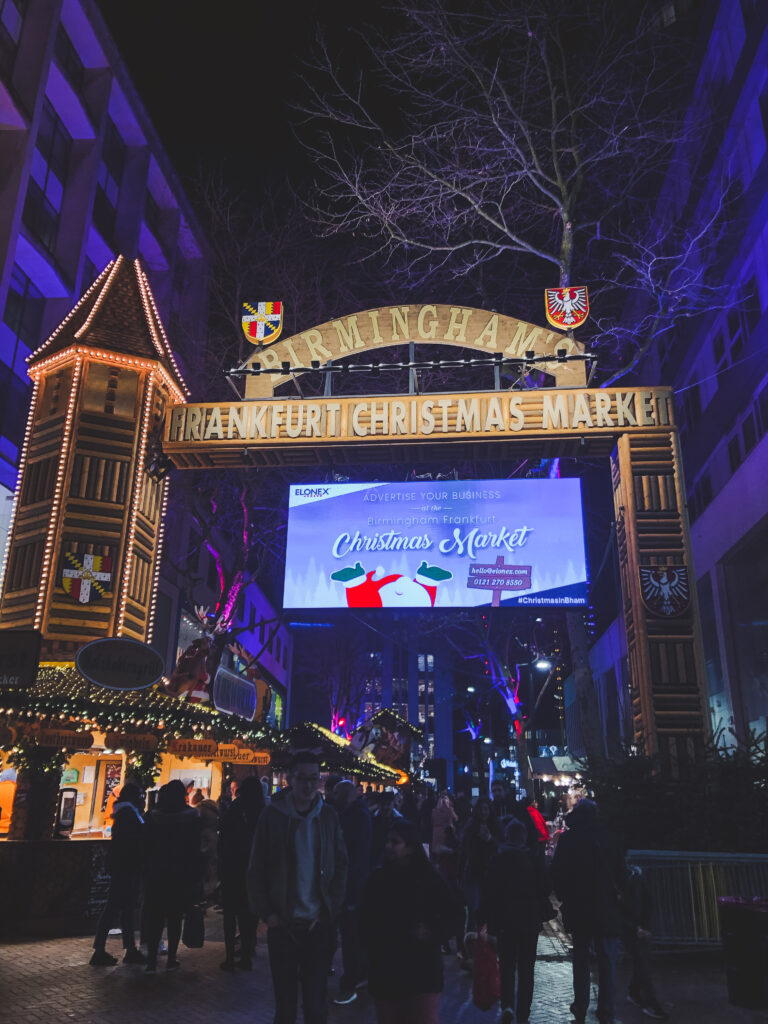 Birmingham is host to the largest traditional Christmas market outside of Germany or Austria