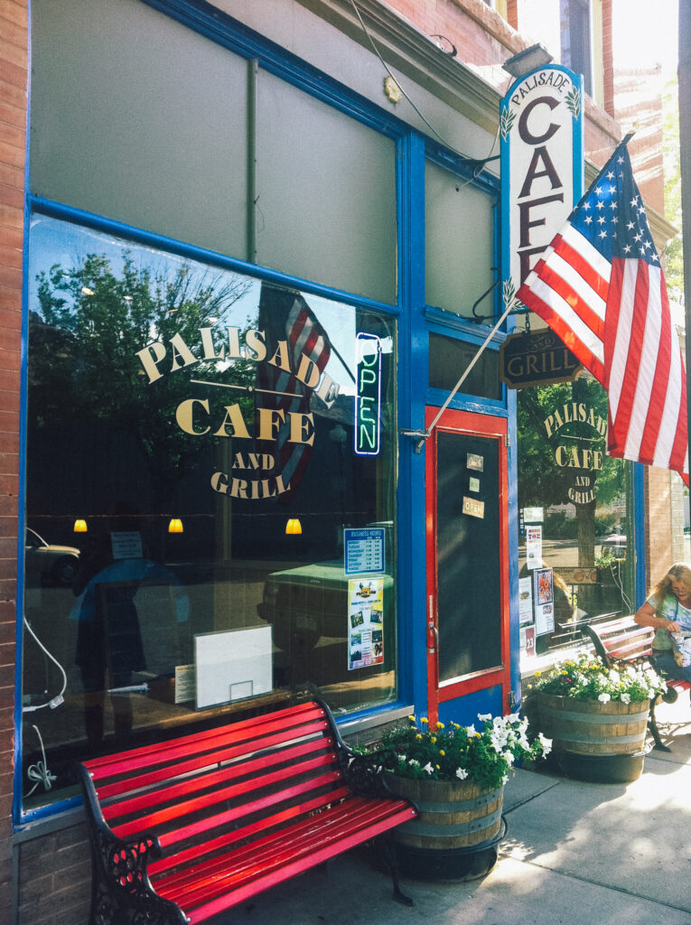 The town of Palisade, Colorado that is known for its peaches