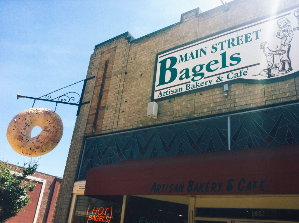 Main Street Bagel cafe in downtown Grand Junction