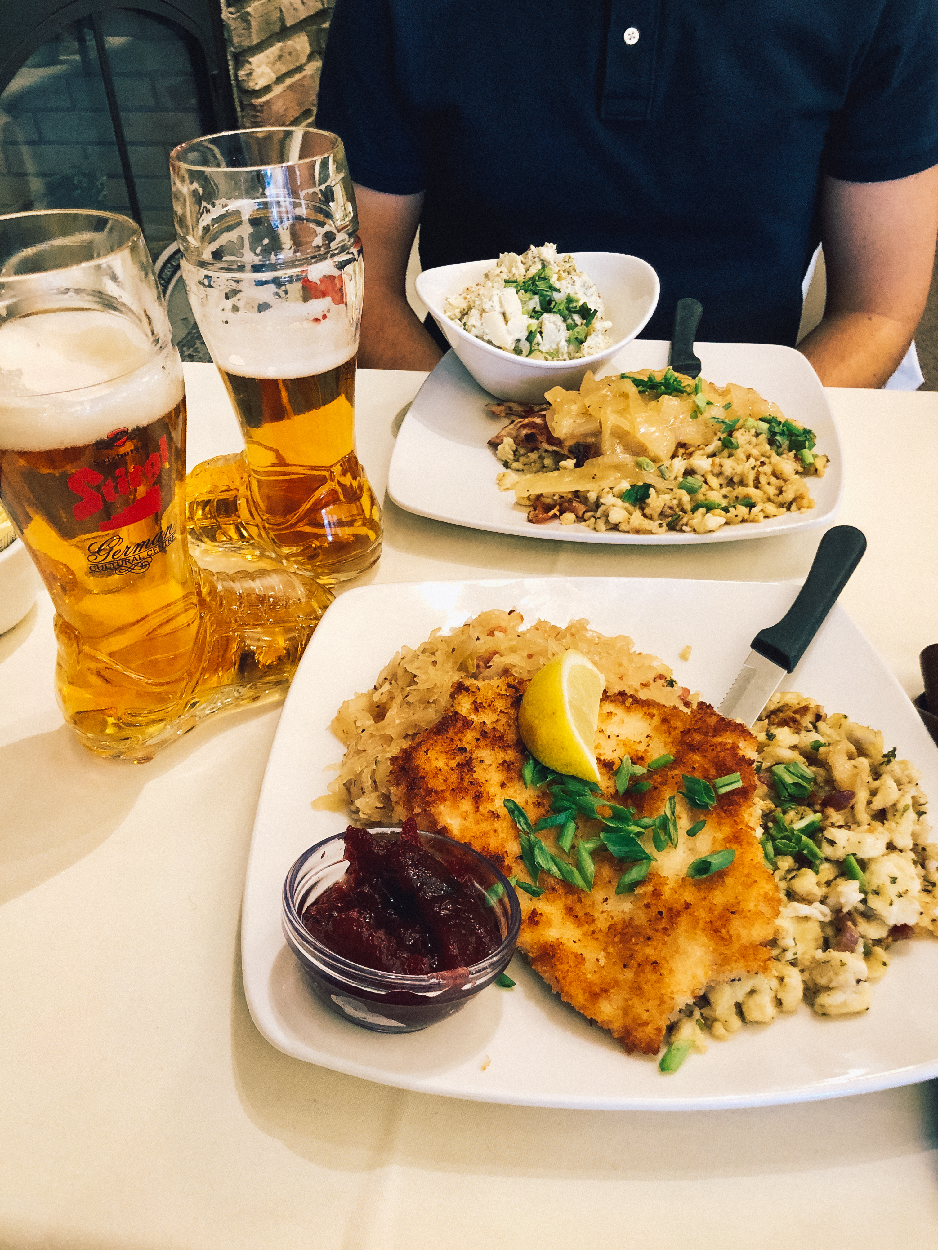 Dinner at the Saskatoon German Cultural Centre