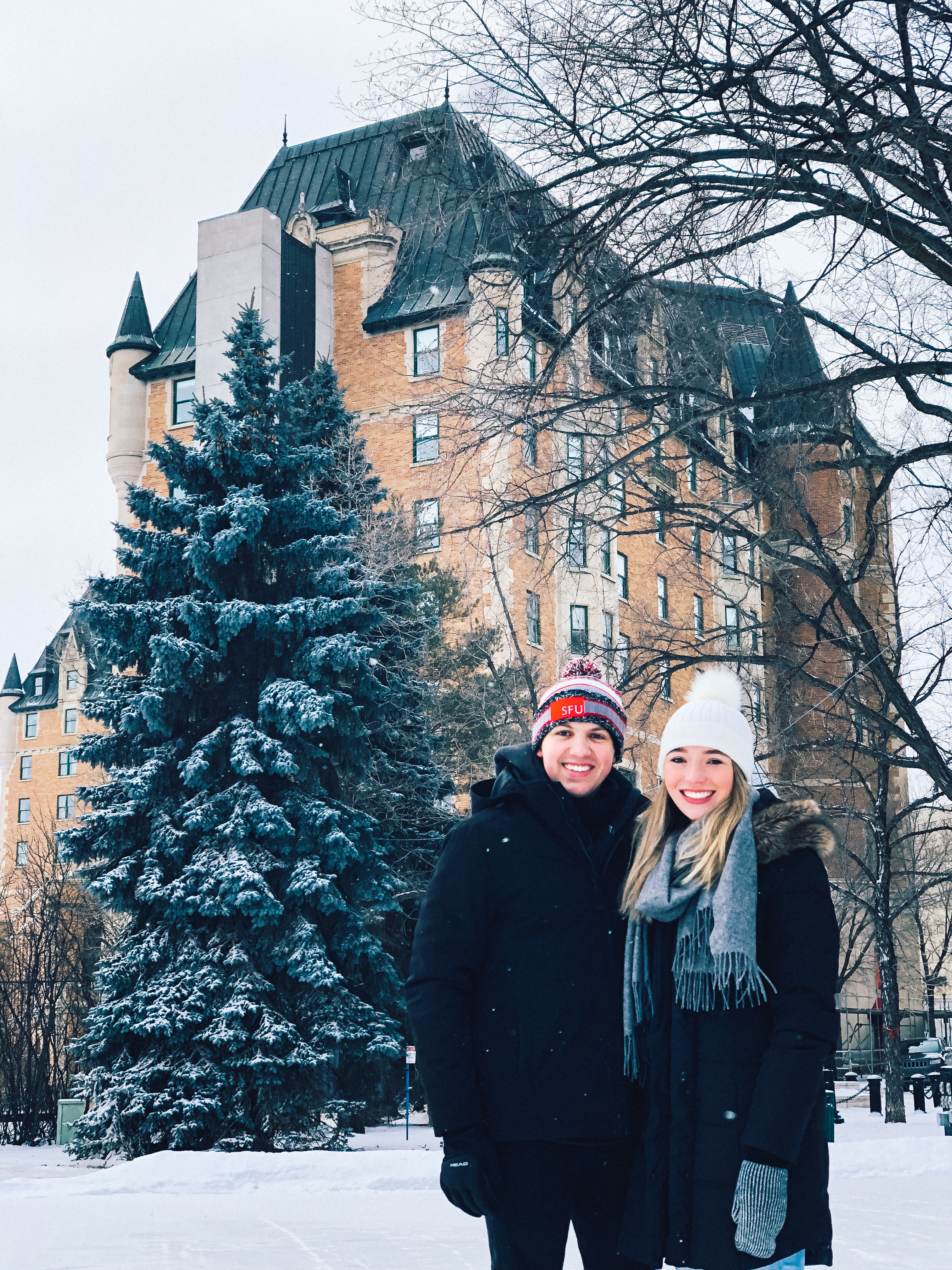 Skating at the Bessborough hotel