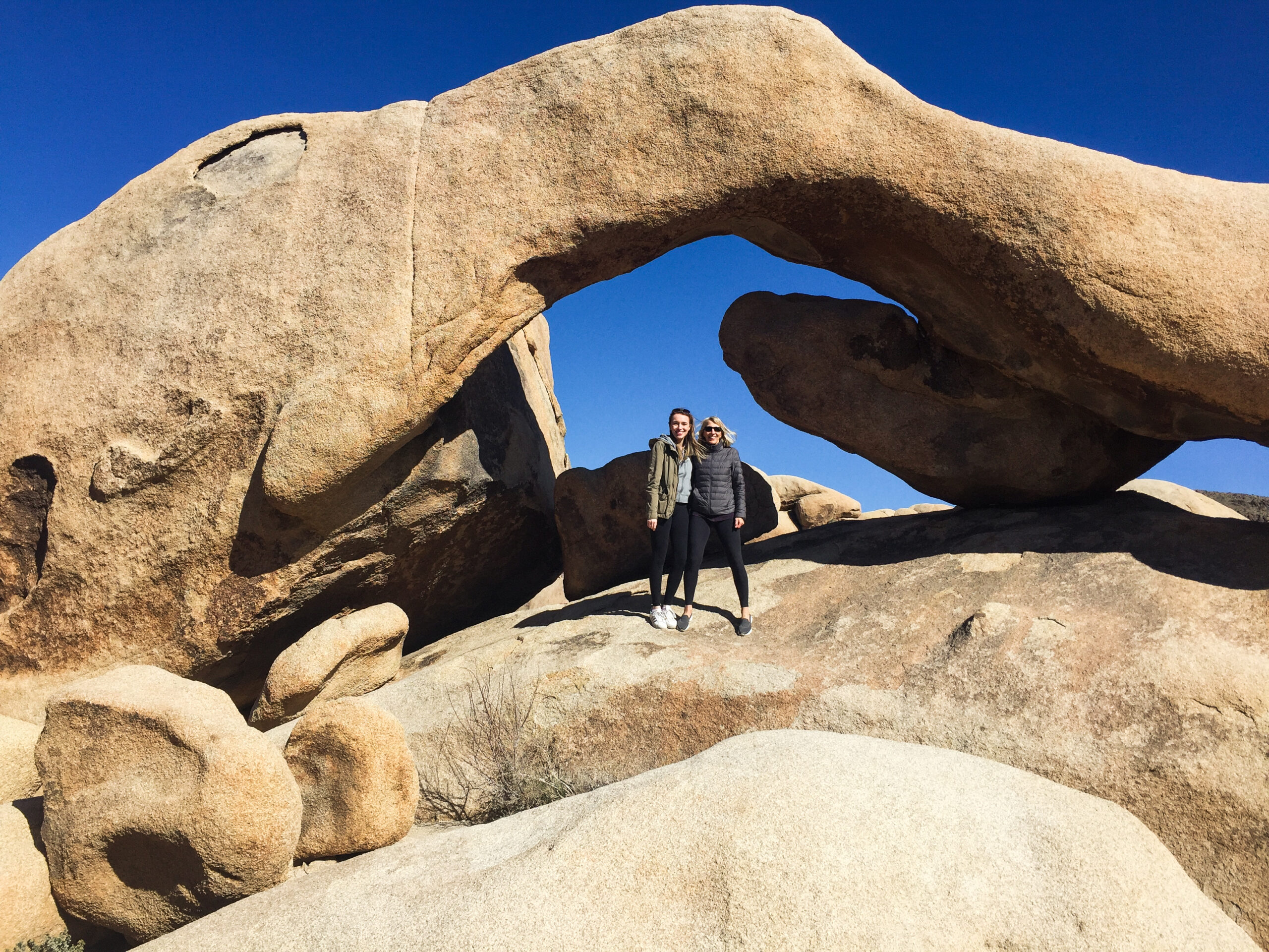 Stunning rock formations in Joshua Tree National Park