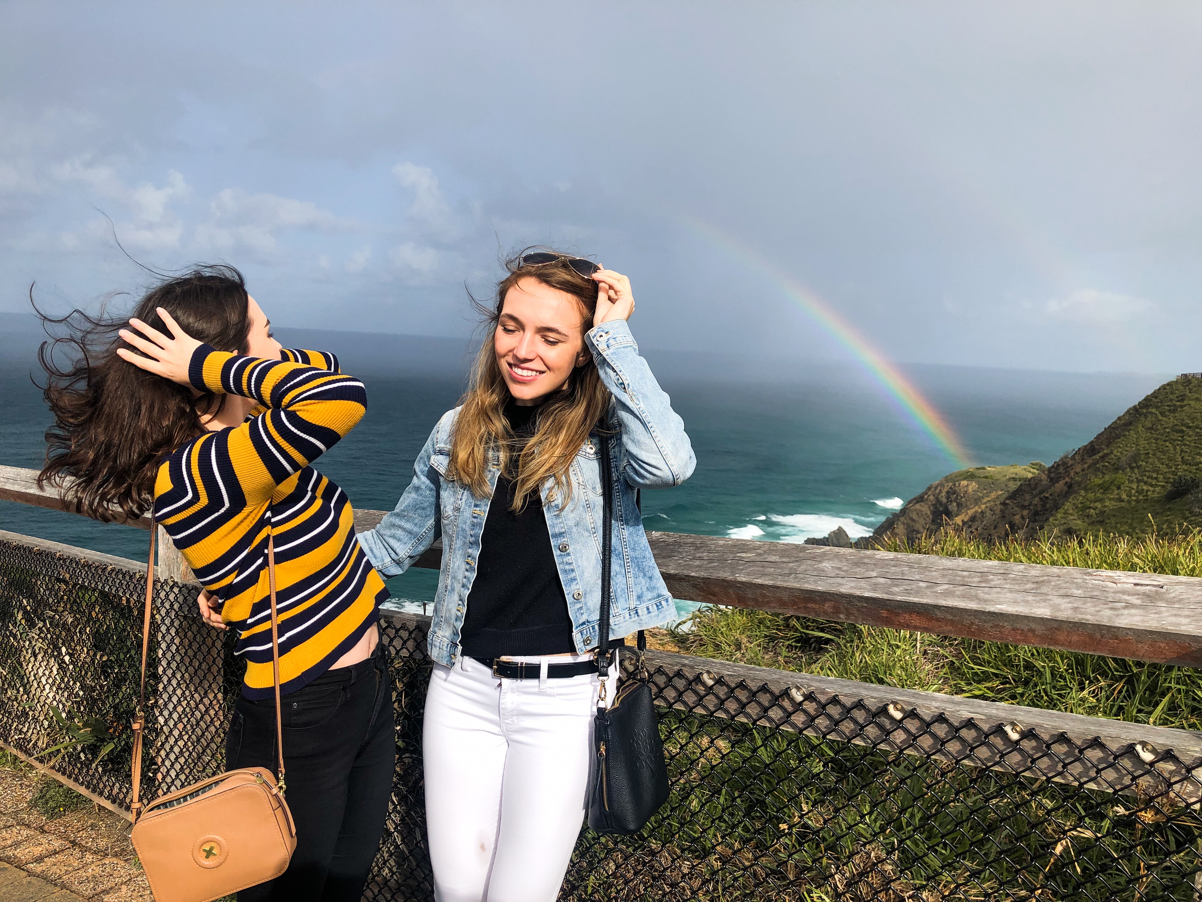 Watch out for the wind at Cape Byron - the most easterly point of Australia!