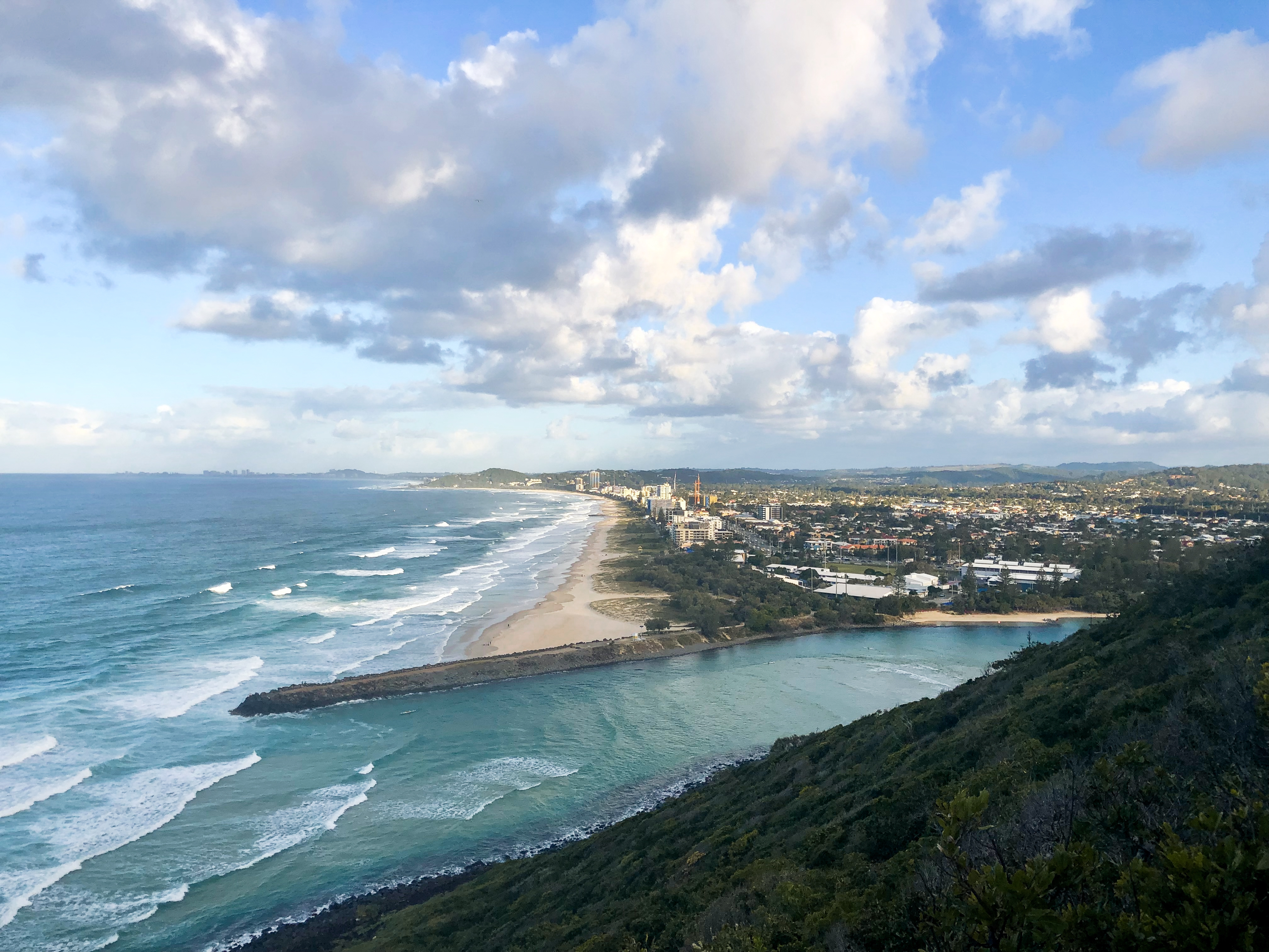You HAVE to see the gorgeous view from Burleigh - definitely one of the Top 4 Day Trips From Brisbane