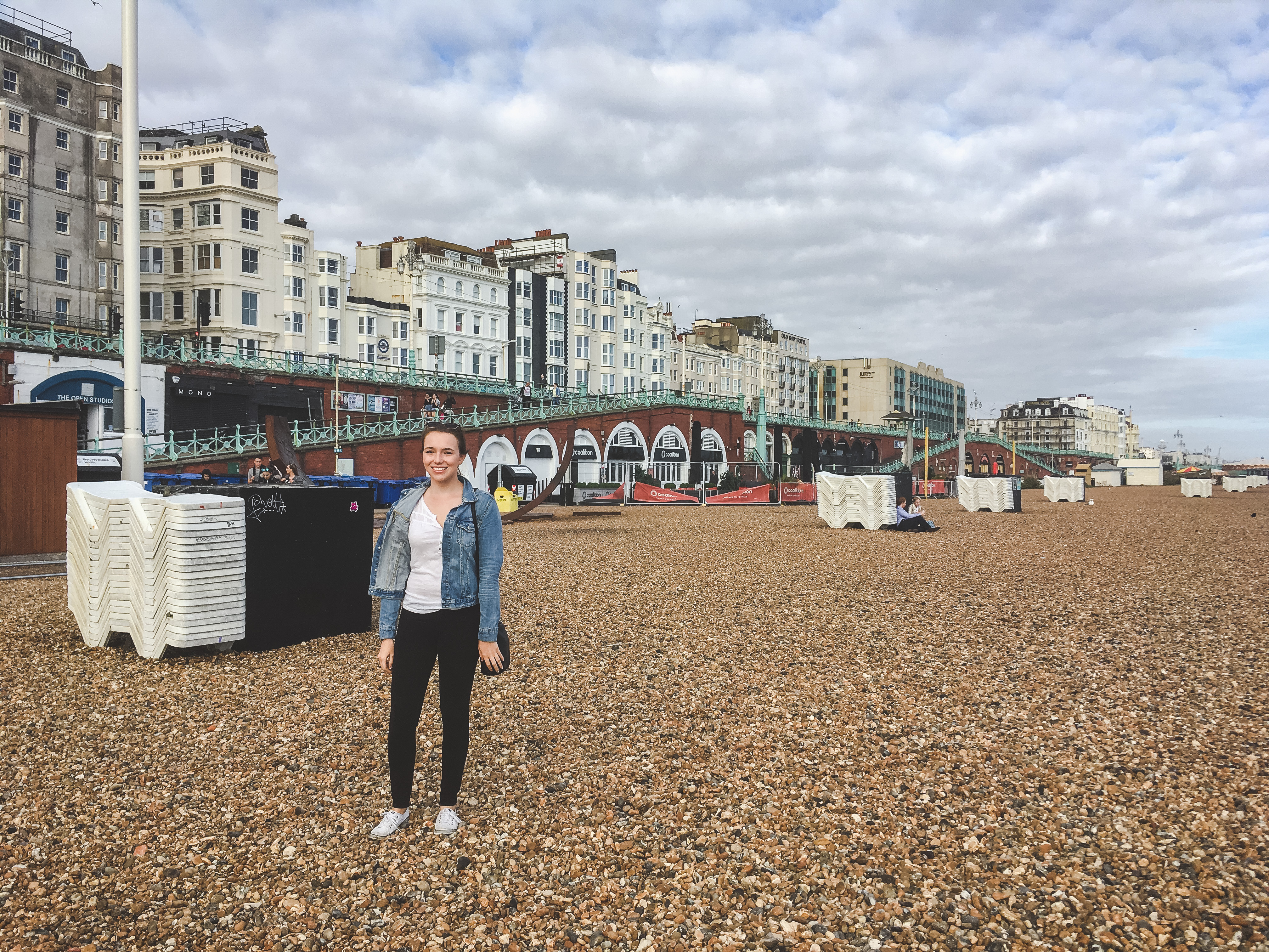 The beautiful view looking down toward Brighton Marina