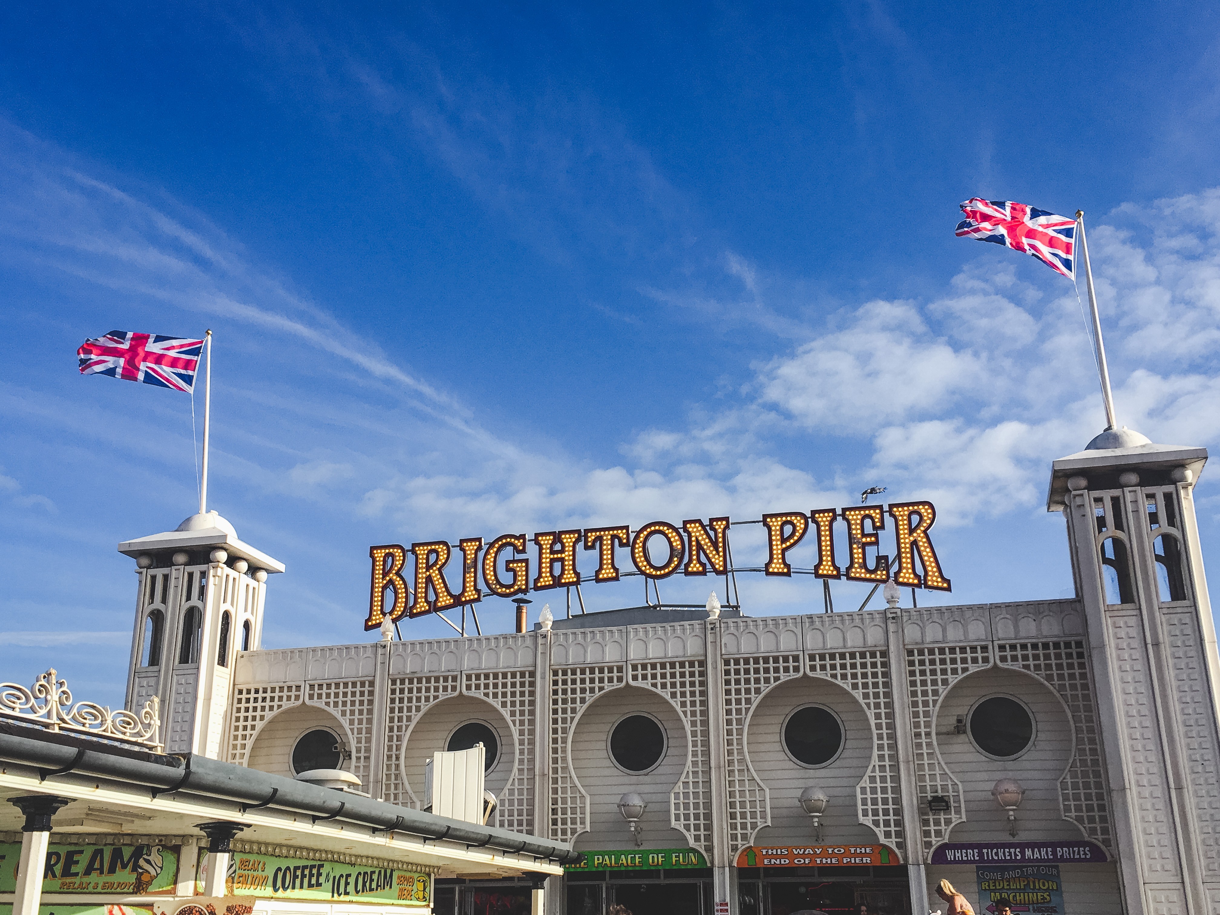 Brighton Pier is one of the most popular spots in the city!