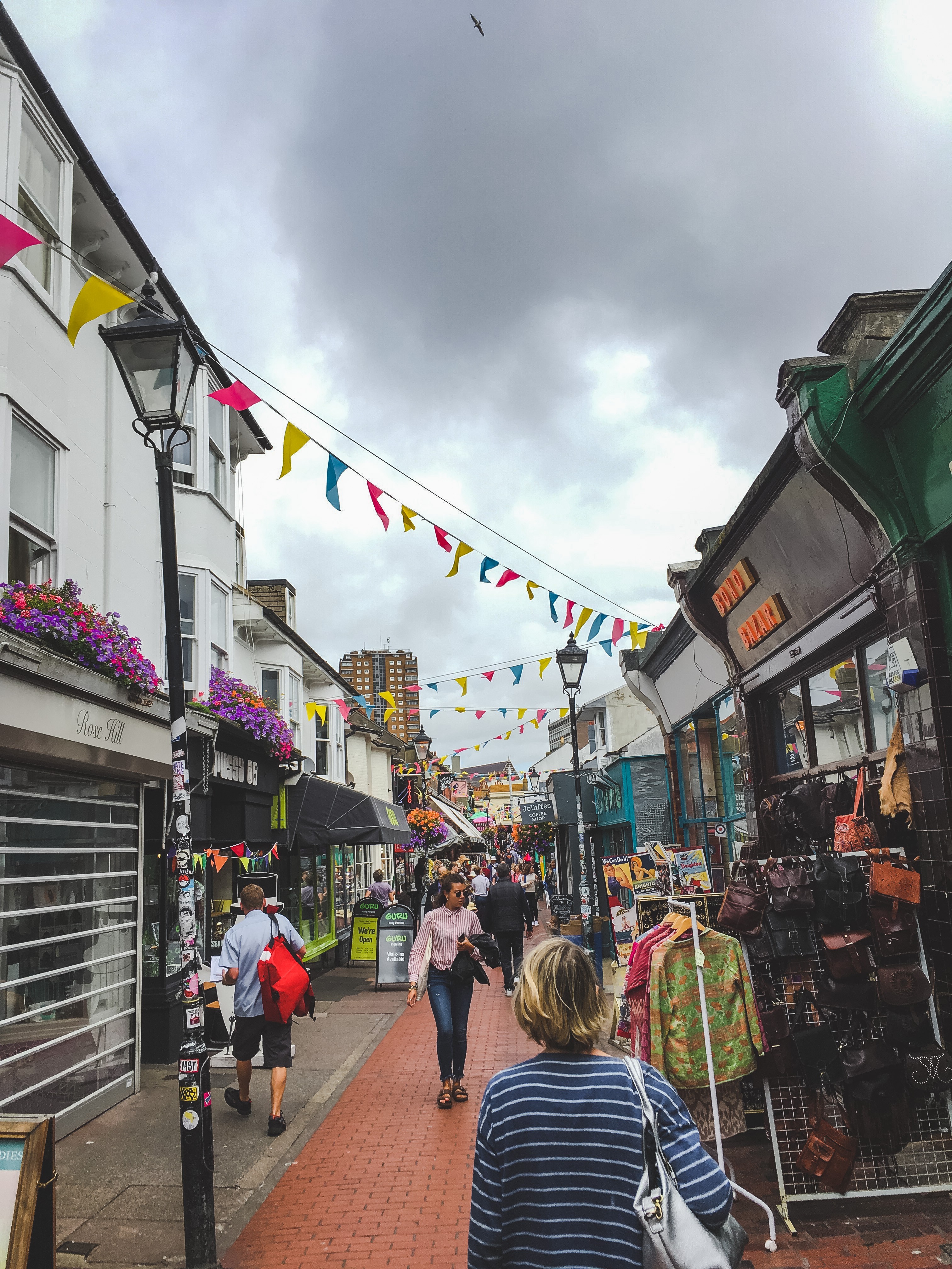 The Lanes are the most popular shopping spot and is packed with stores