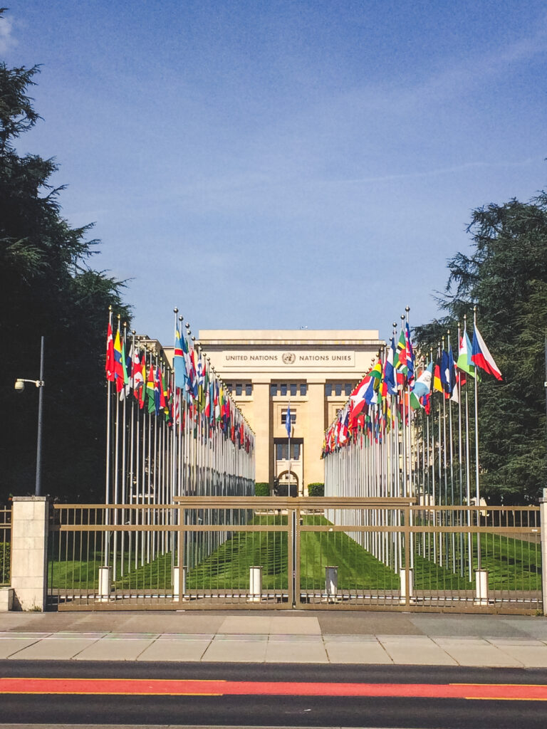 The United Nations Headquarters in Geneva, Switzerland