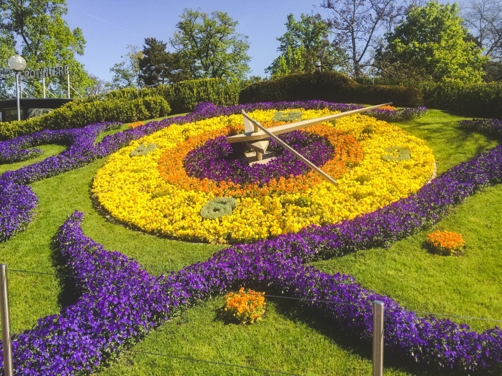 The Flower Clock in the English Garden is Geneva's most photographed clock