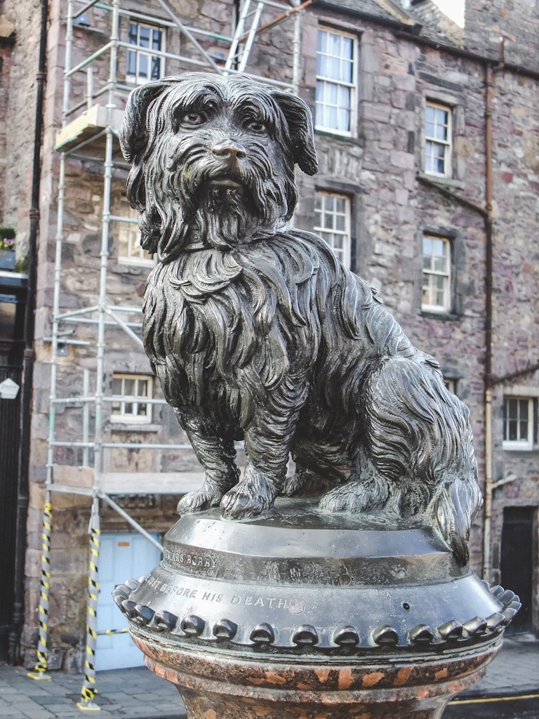 The life-size statue of Greyfriars Bobby is one of the most popular spots in Edinburgh! Bobby was a Skye terrier who captured the hearts of the British in the 1800’s.