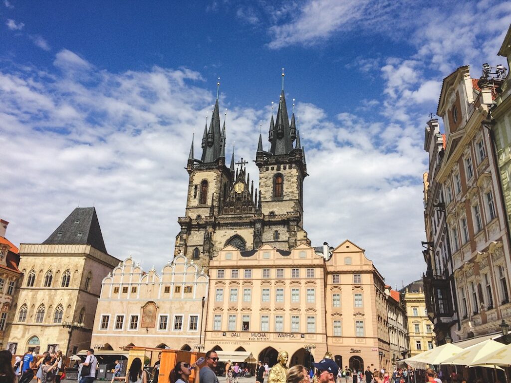Its distinctive twin Gothic spires make the Church of Our Lady Before Týn an unmistakable Old Town landmark. It looks like something out of a 15th-century fairy tale as it looms over the Old Town Square.