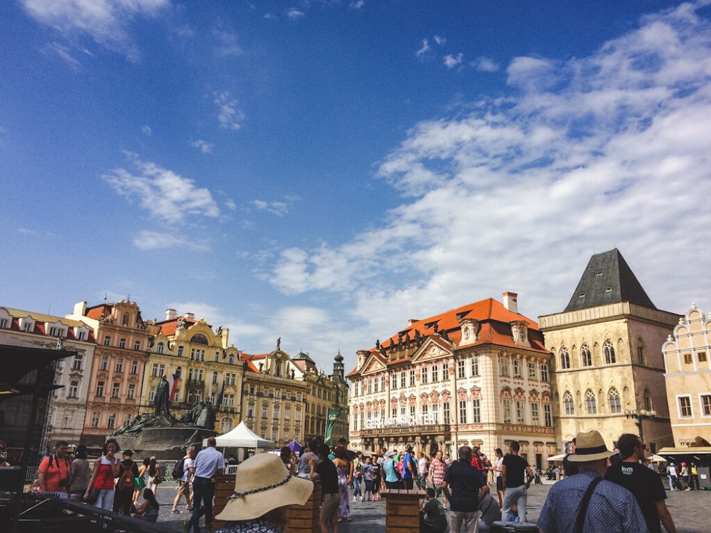 Prague is very easy to get to from cities like Budapest, Vienna, Bratislava, and Munich! This makes it a perfect weekend trip. Staying in the old town near the train station would be ideal to maximize your time here and try all of the delicious food unique to Prague!
