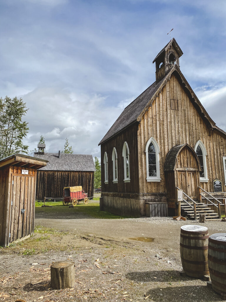 Barkerville, BC has more than 125 heritage buildings