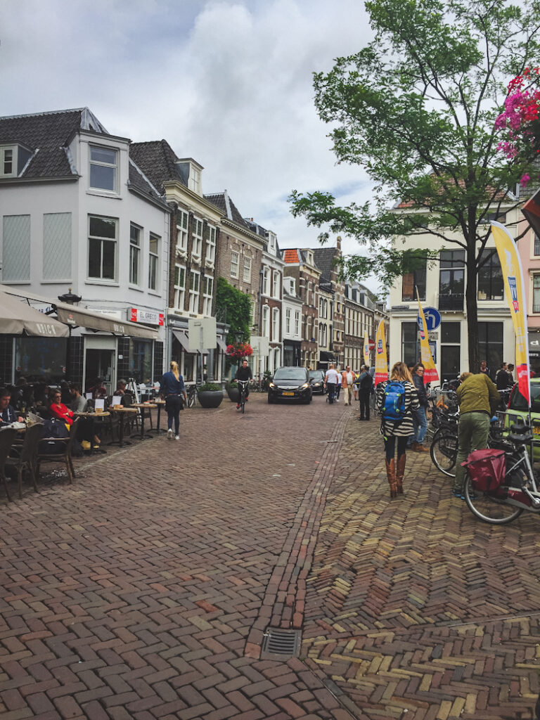 Stroll around the historic Domplein, the heart of the city, before wandering the canals and sitting at one of the many cafes here along the water. 