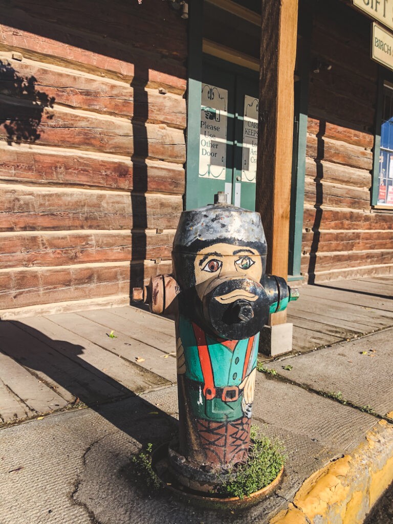 Little People Painted Fire Hydrants in Quesnel, BC