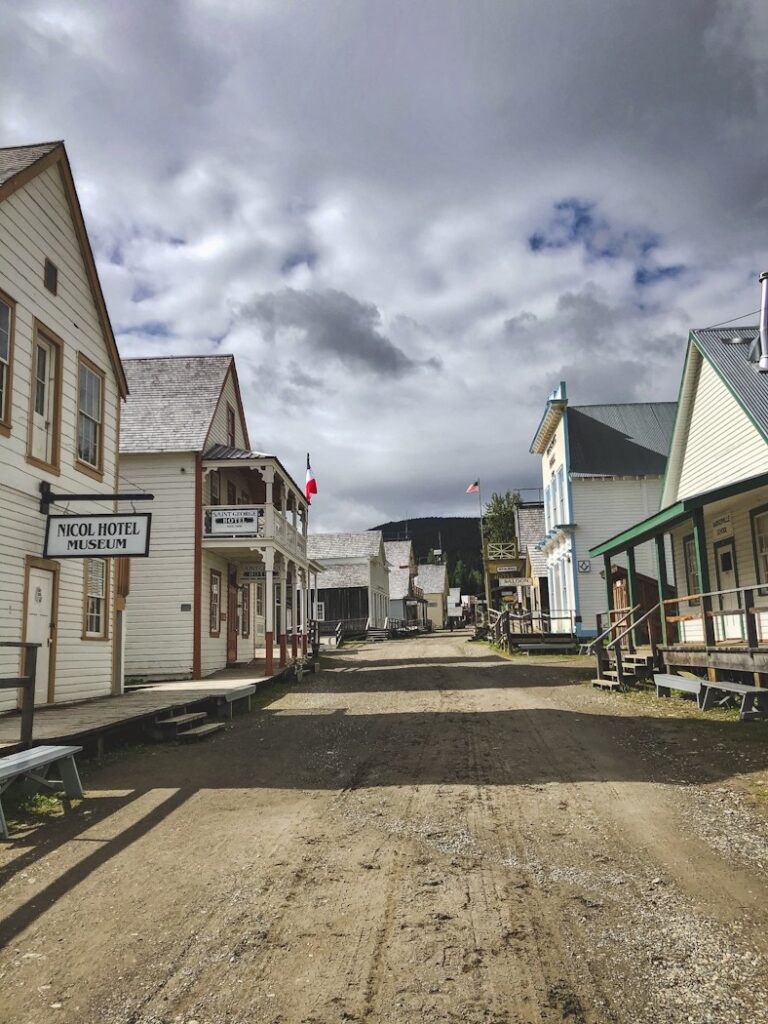 Main street of Barkerville, BC