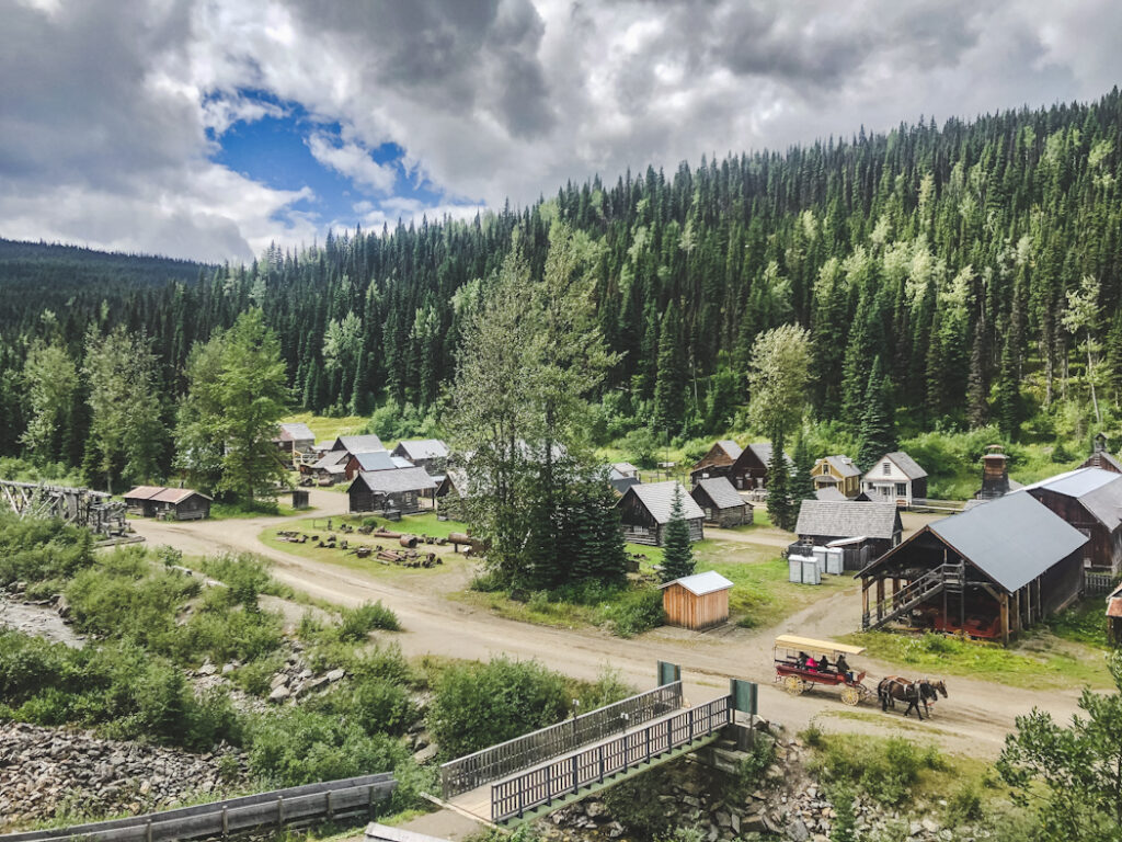 Barkerville, BC is a historic gold rush town